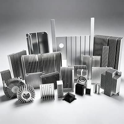 Aluminum heat sink application for electronics