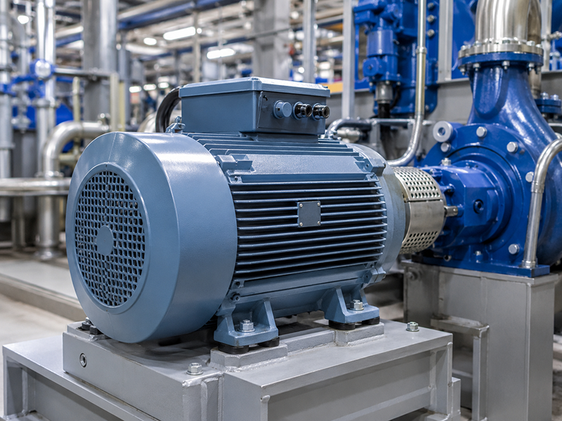 Industrial motor aluminum housing application