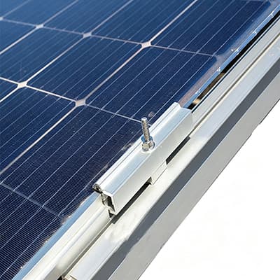 PV solar aluminum bracket application