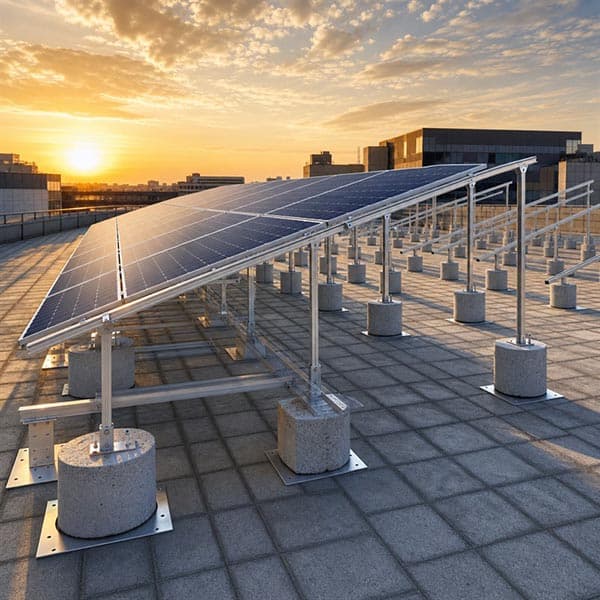 PV solar aluminum rooftop mounting system
