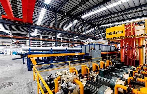 Aluminum profile extrusion process
